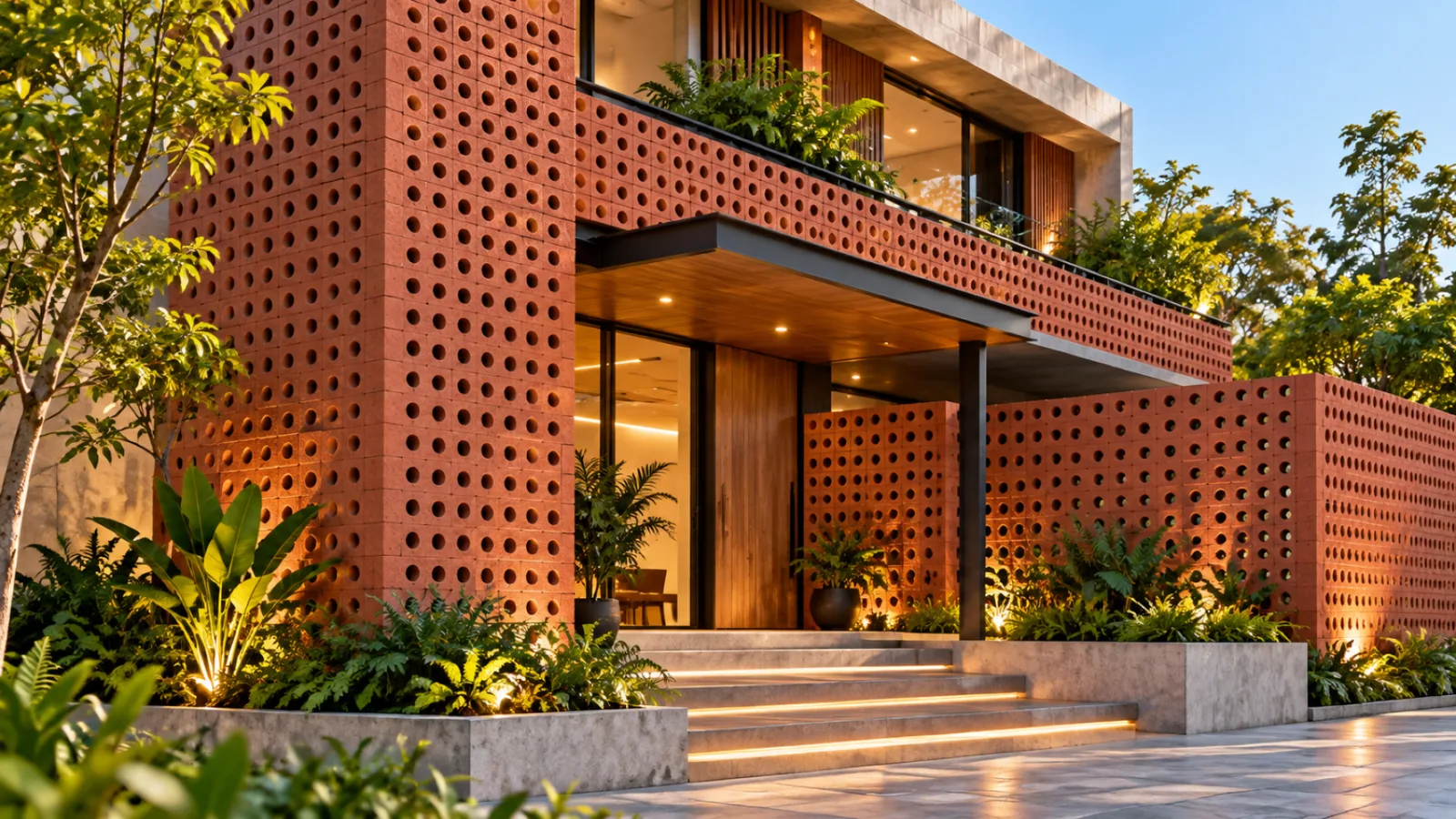 Wall cladding living room
