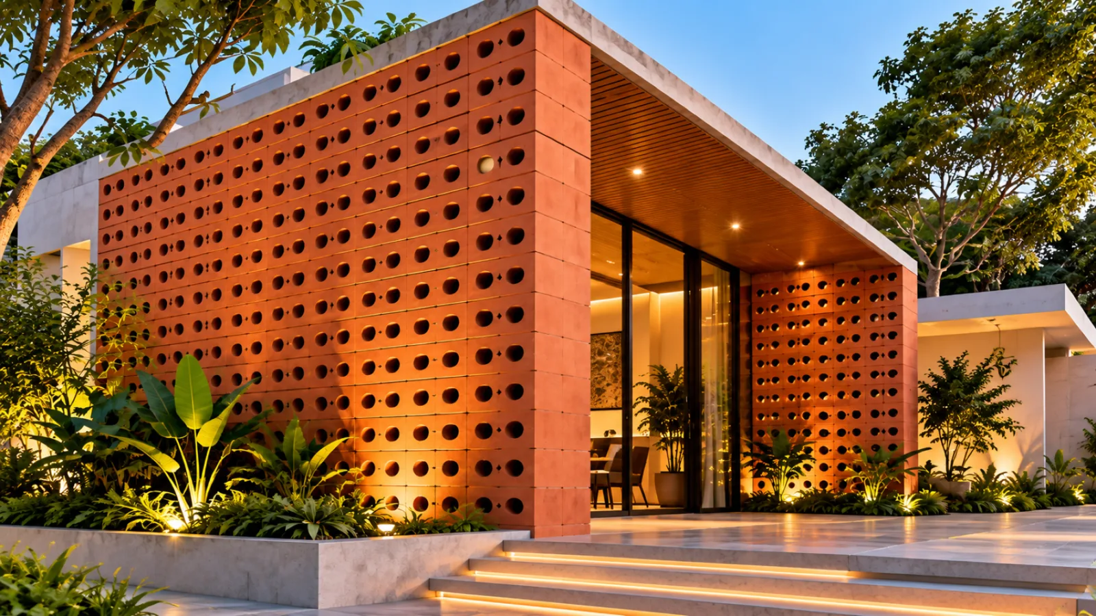 Wood wall cladding