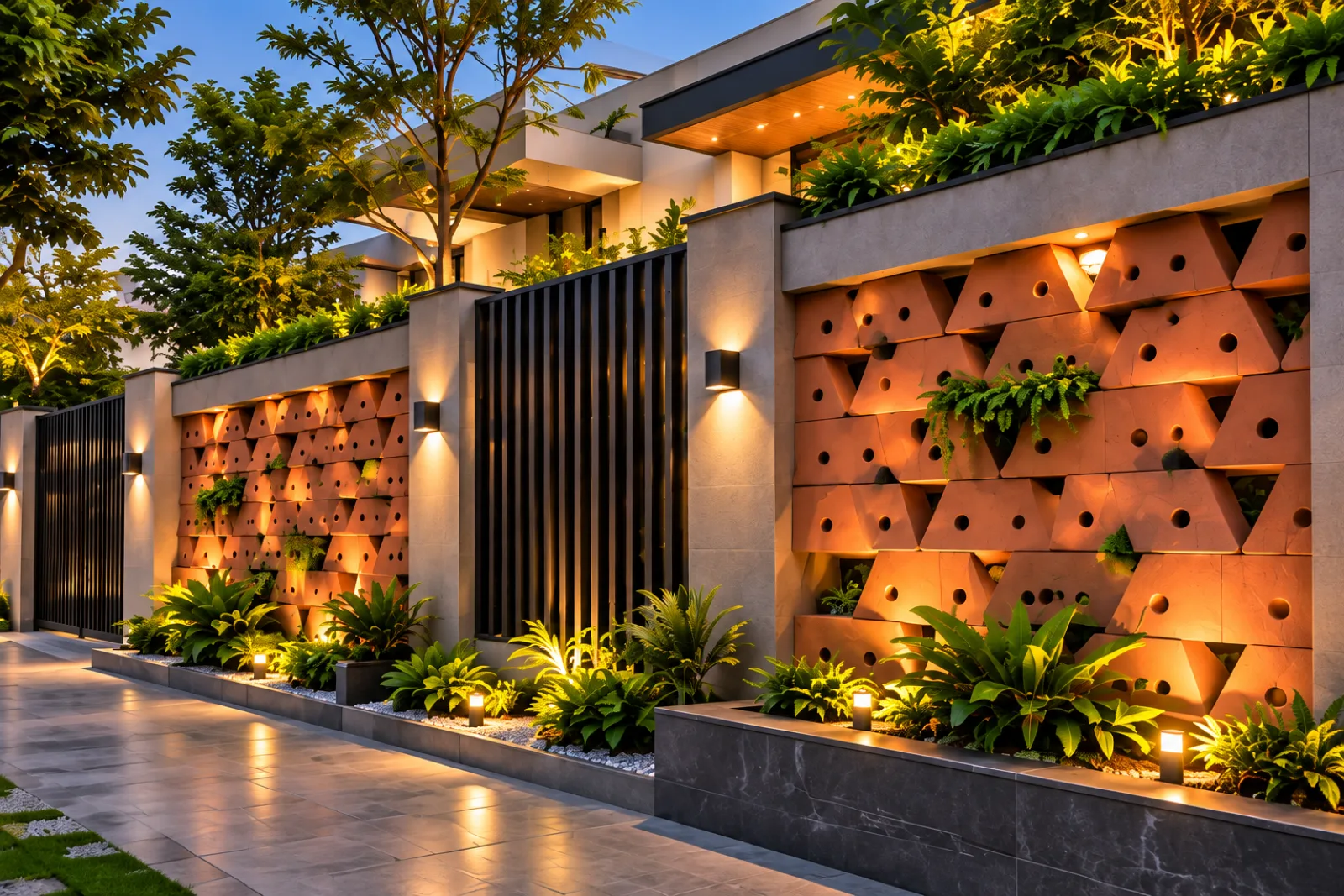 Wood wall cladding