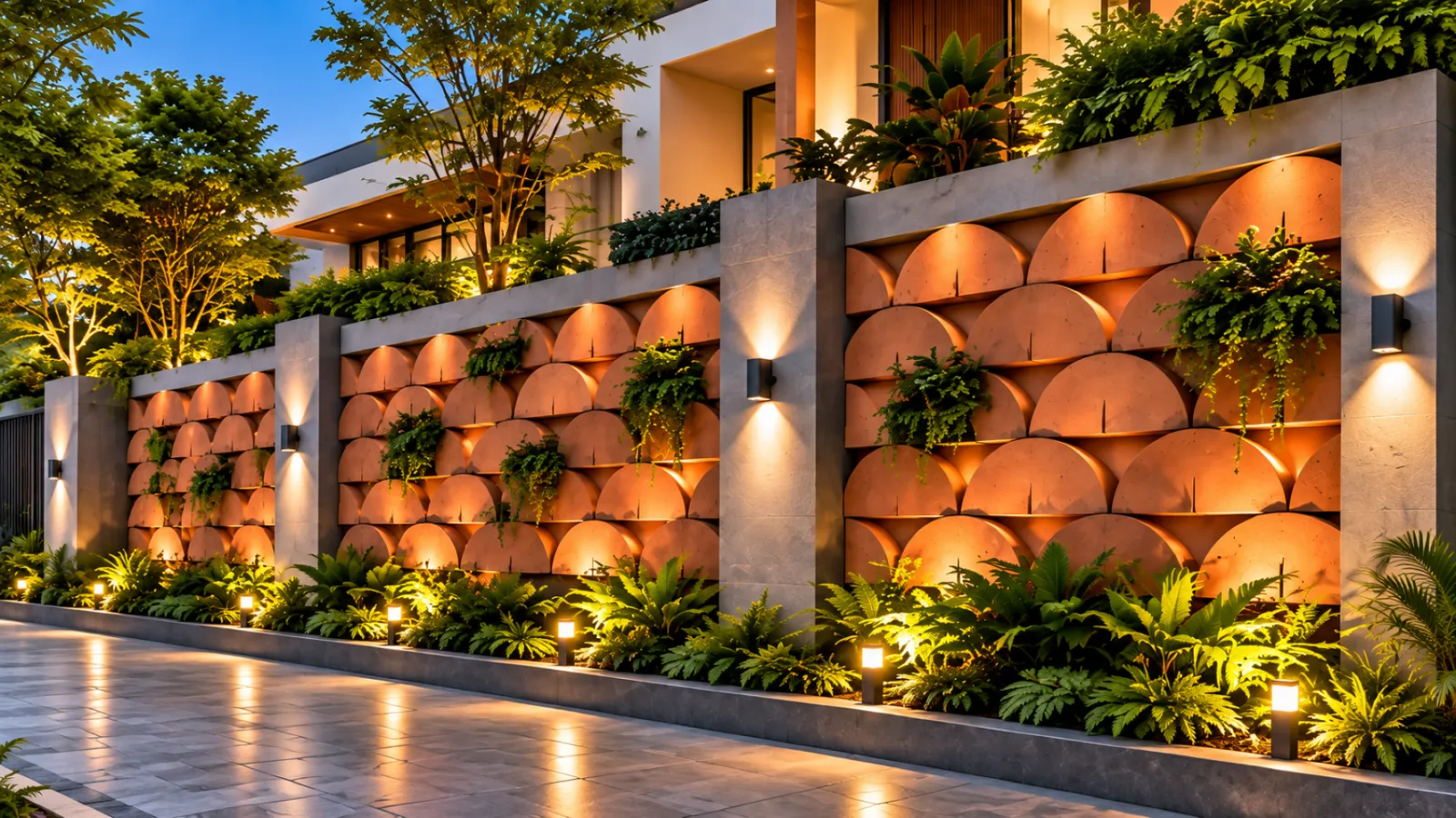 Wood wall cladding