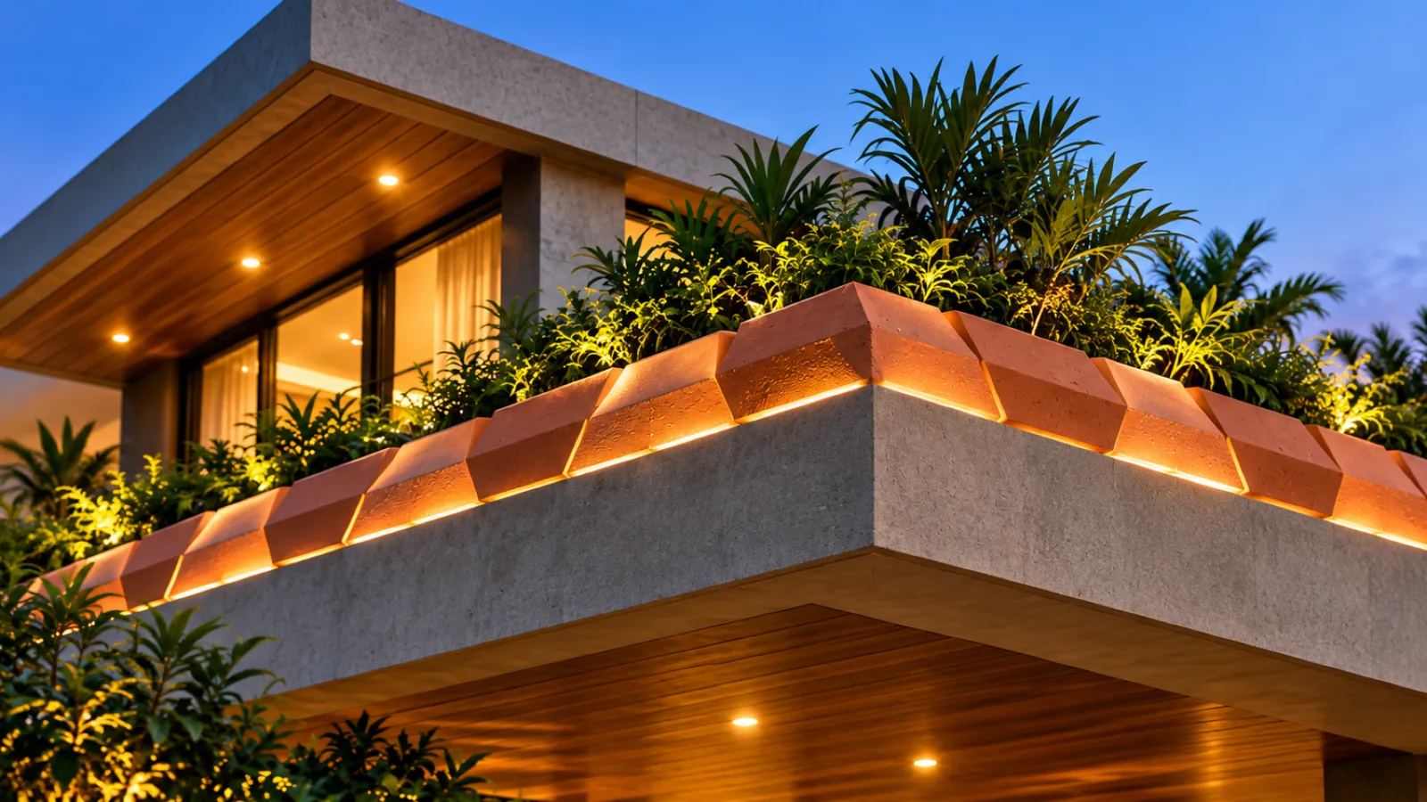 Wall cladding living room