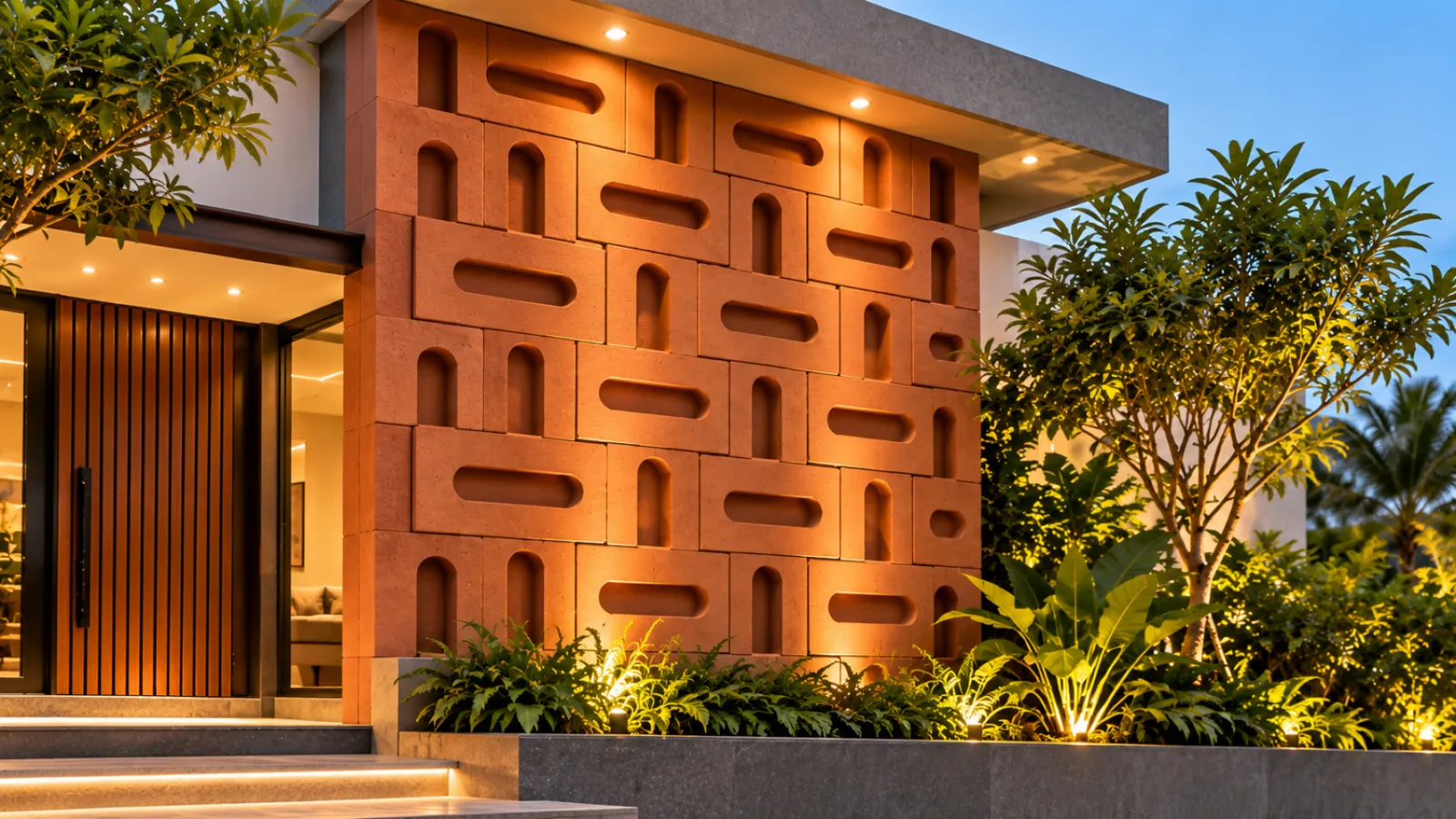 Wall cladding living room
