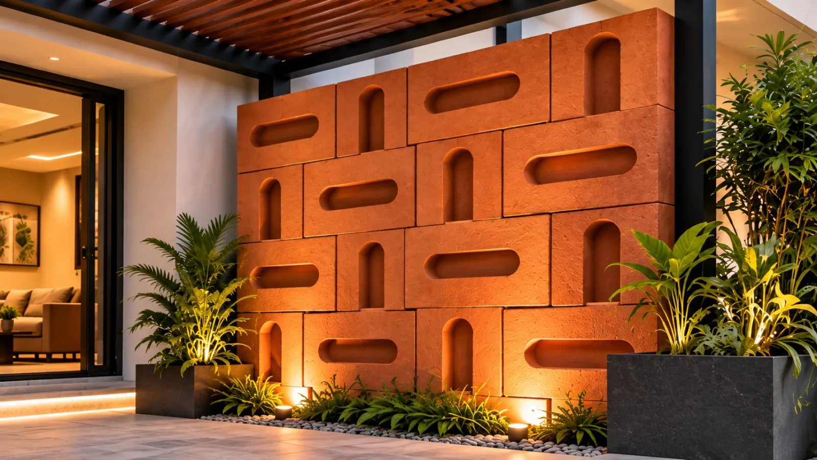 Wood wall cladding