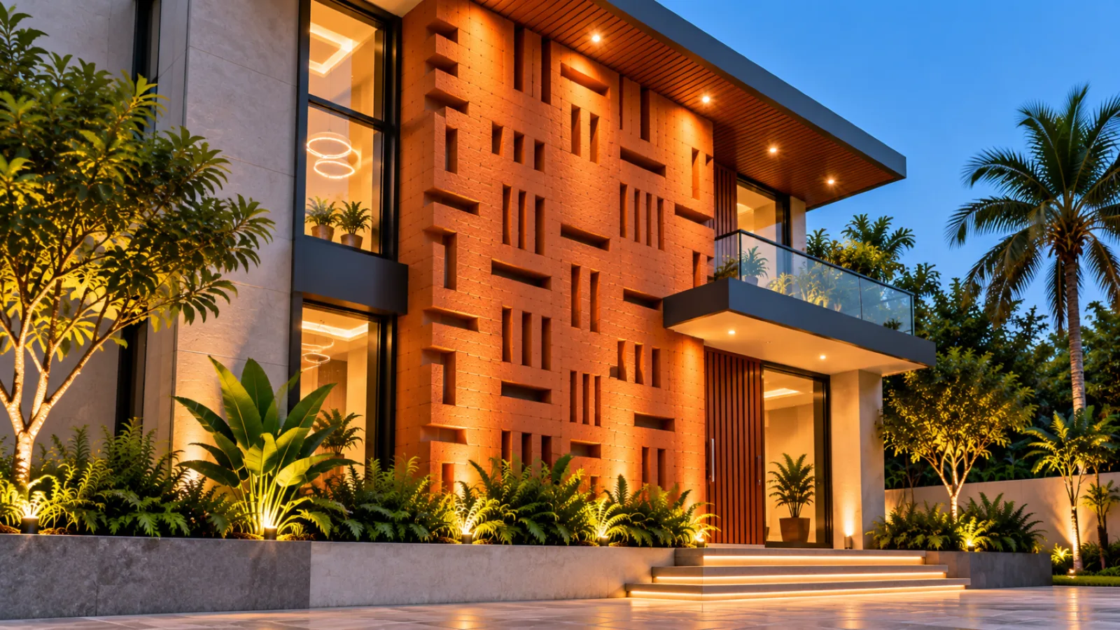 Wood wall cladding