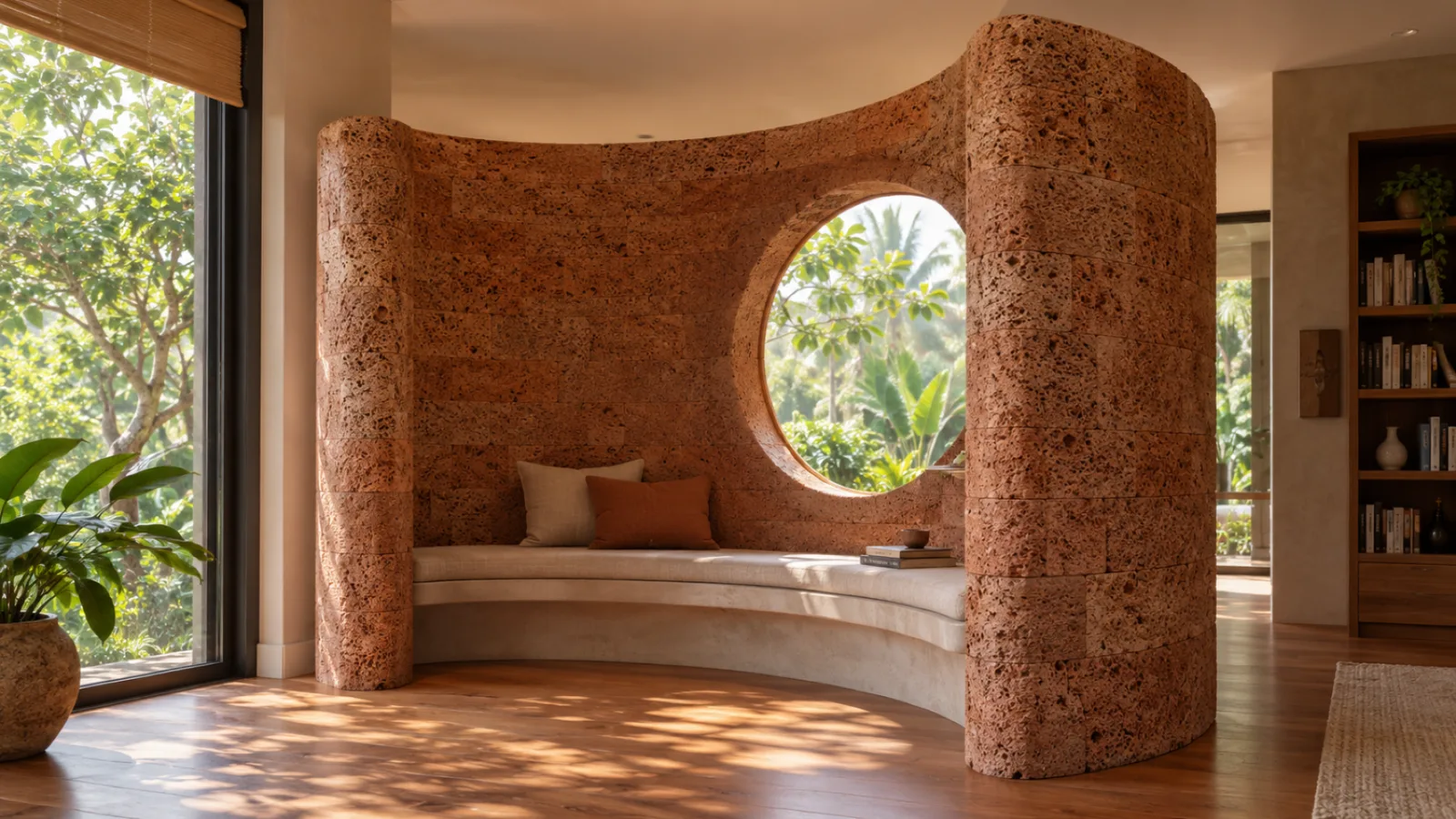 Wall cladding living room