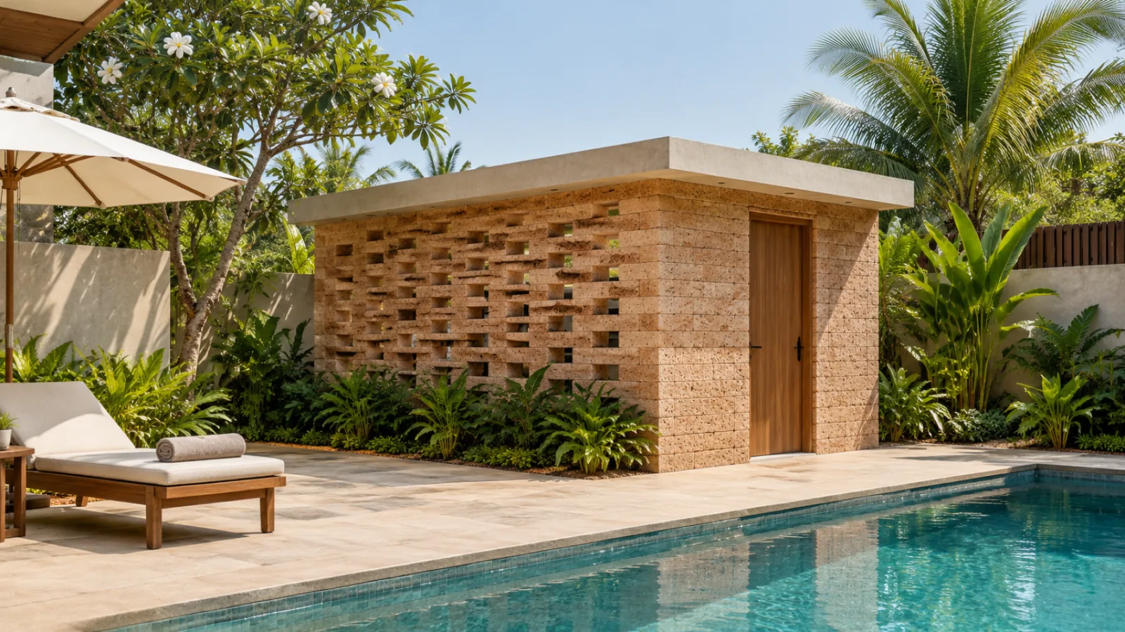 Wood wall cladding