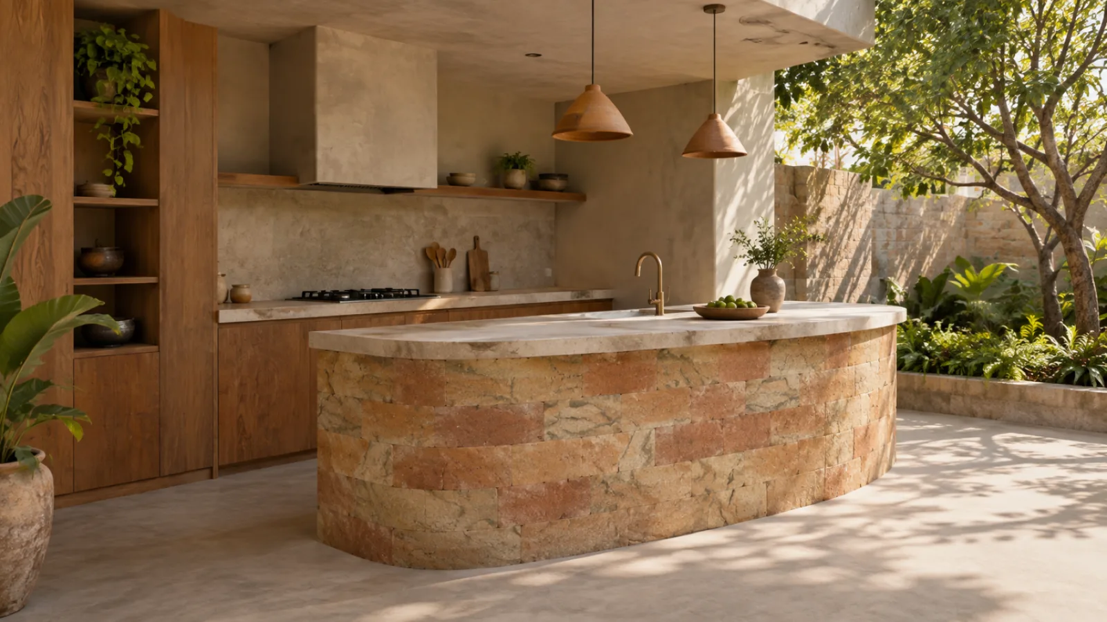 Wood wall cladding