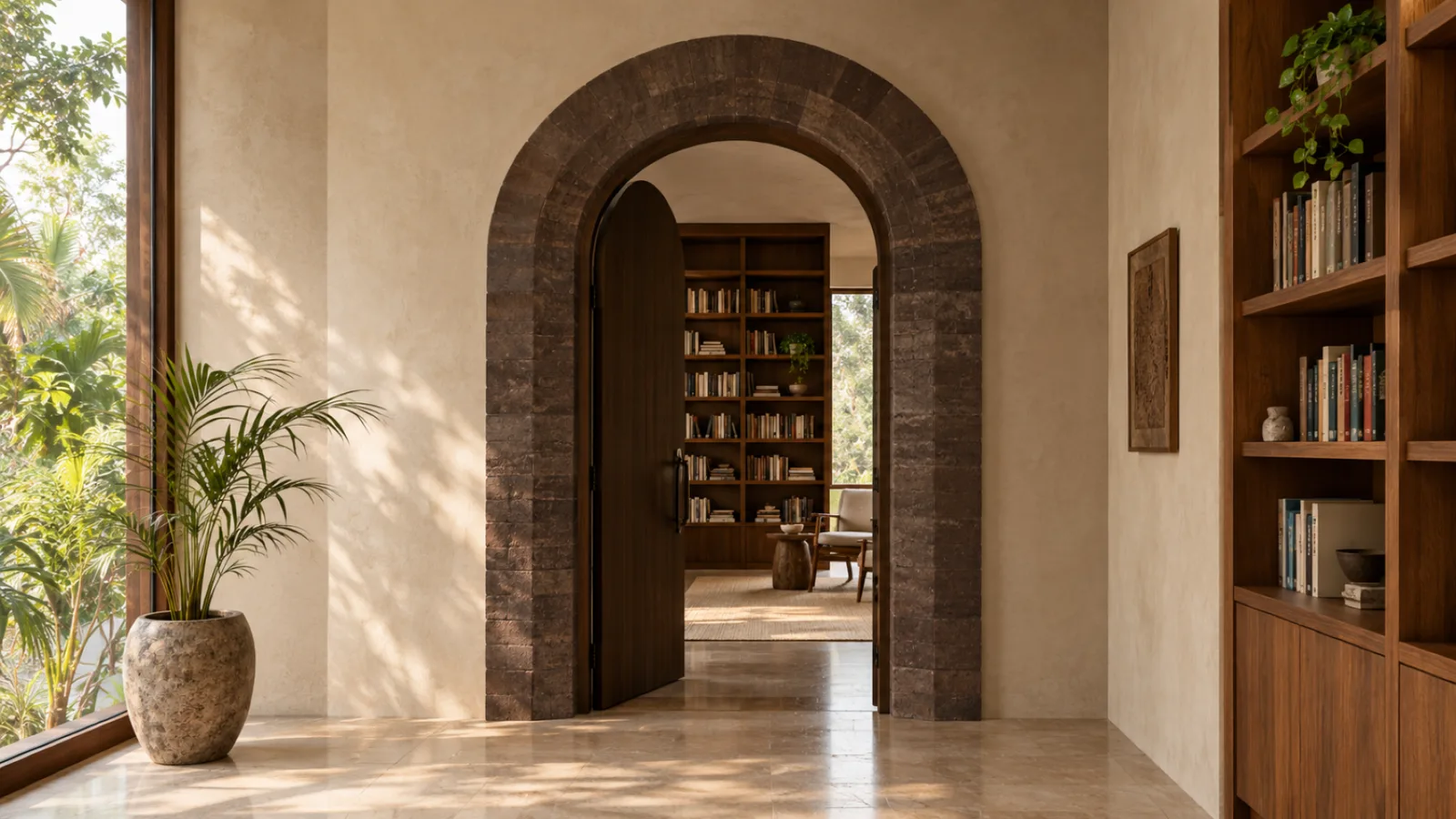 Wall cladding living room