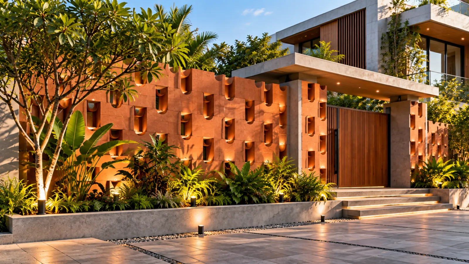 Wood wall cladding