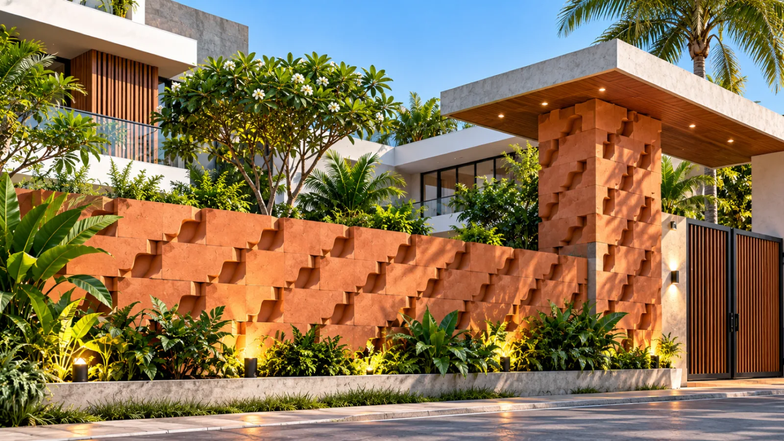 Wood wall cladding