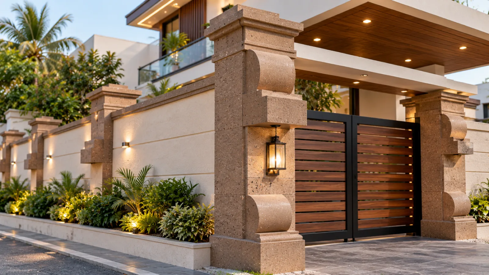 Wood wall cladding