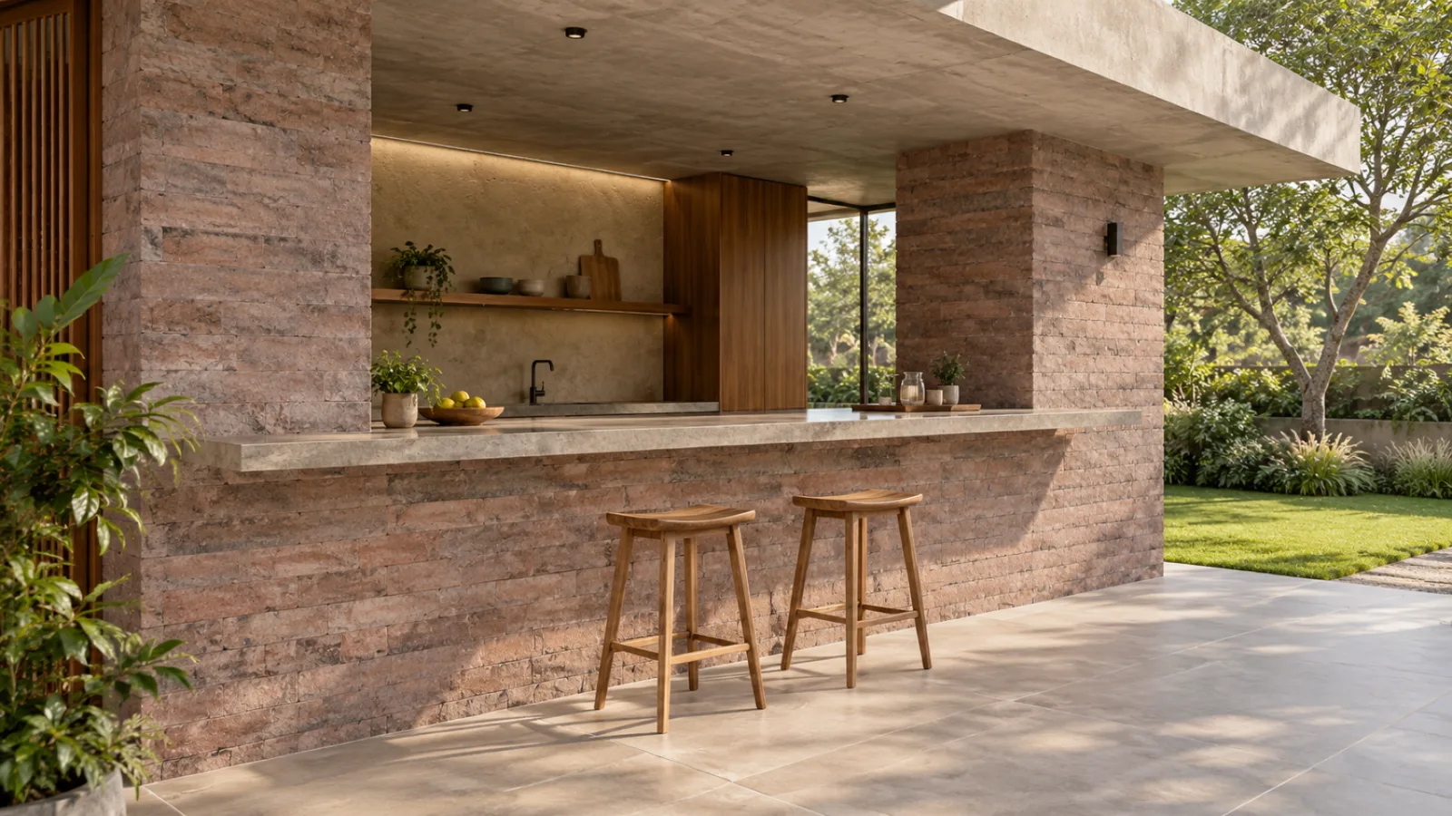 Wood wall cladding