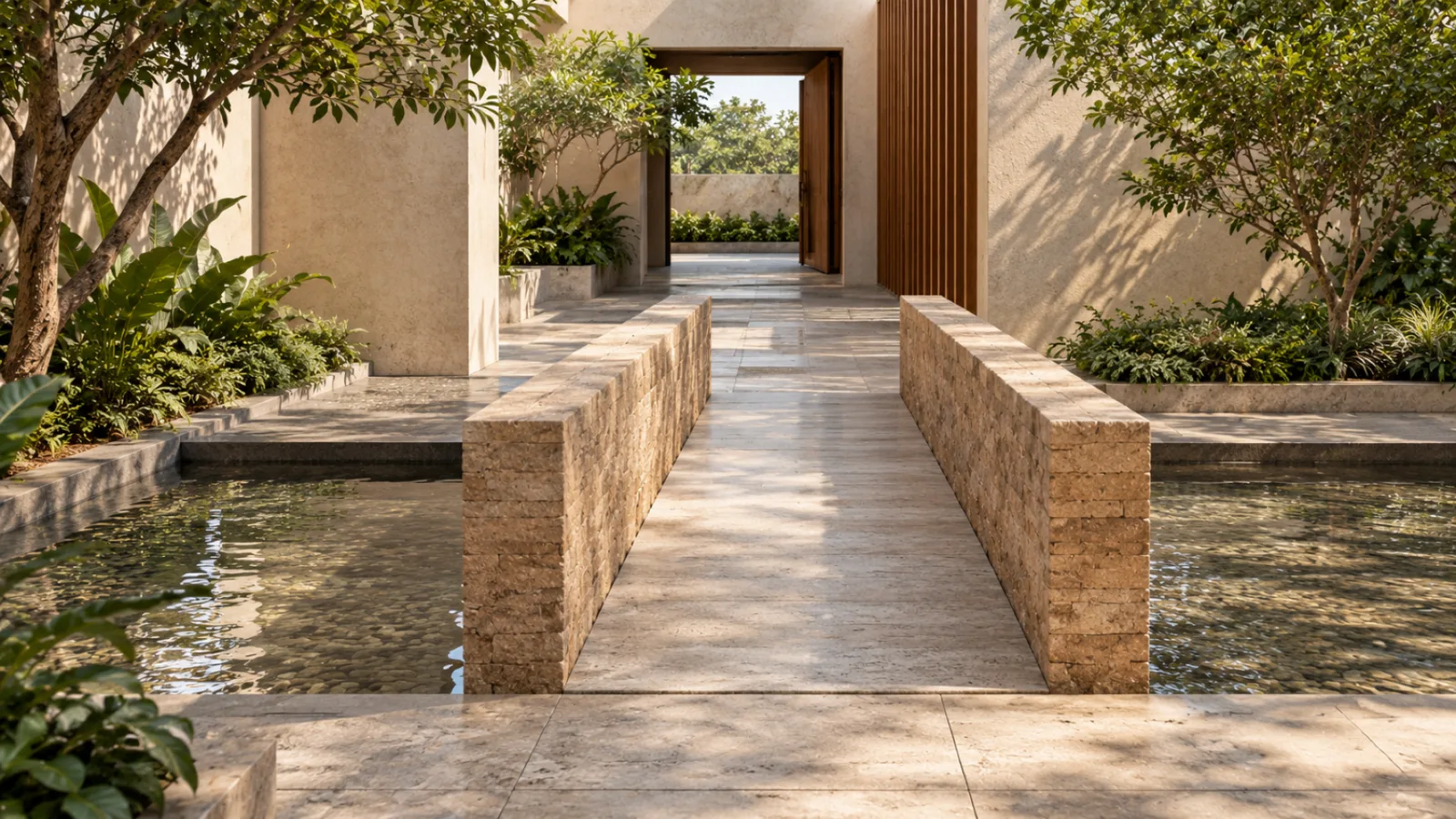 Wood wall cladding