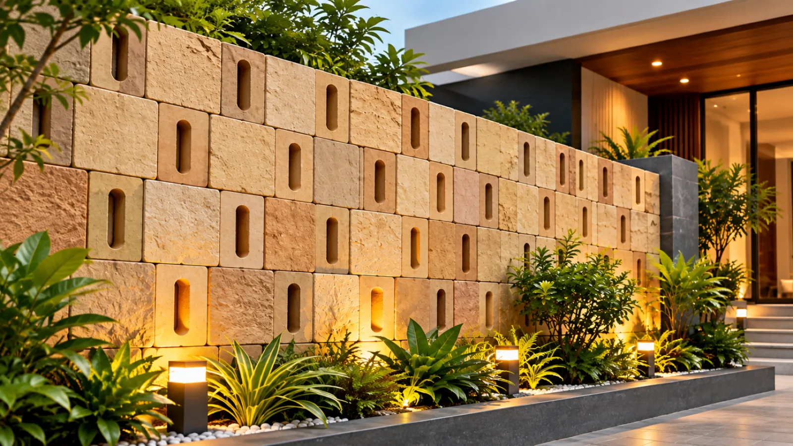 Wall cladding living room