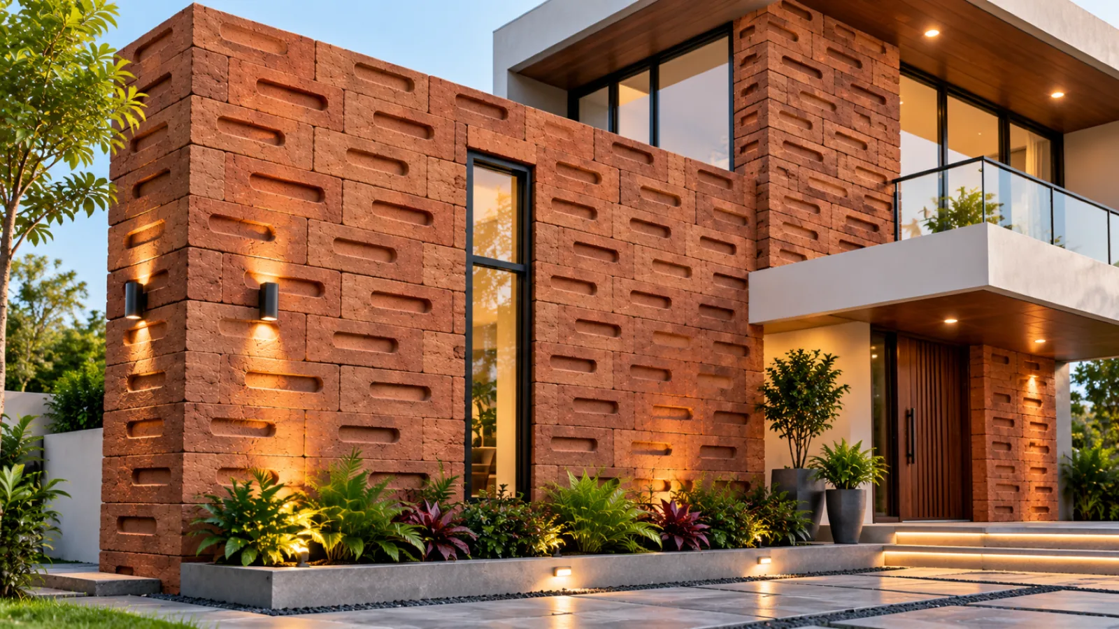 Wood wall cladding